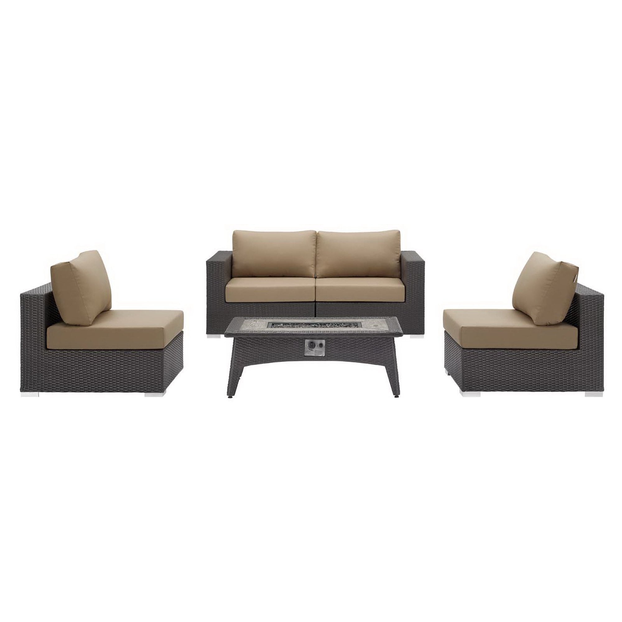 outdoor 5 Piece Set Outdoor with Fire Pit