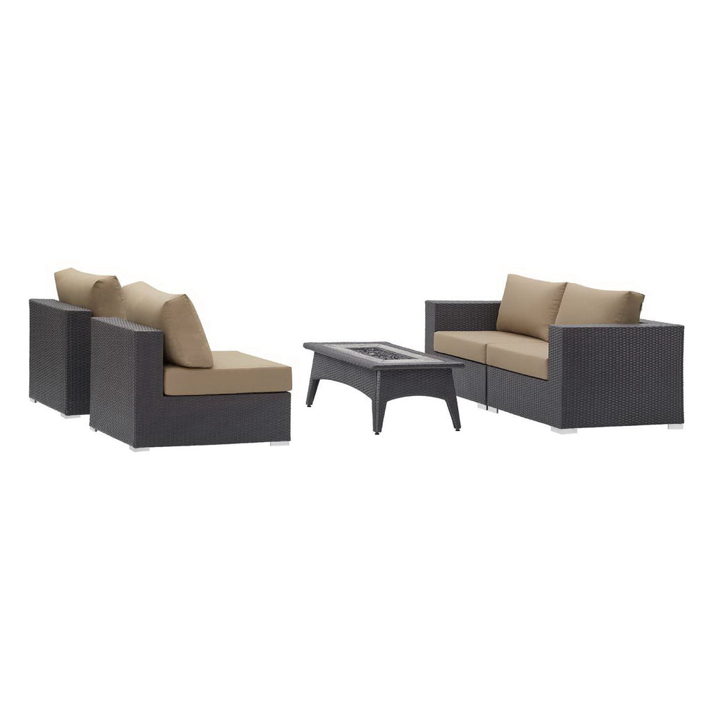 outdoor 5 Piece Set Outdoor with Fire Pit