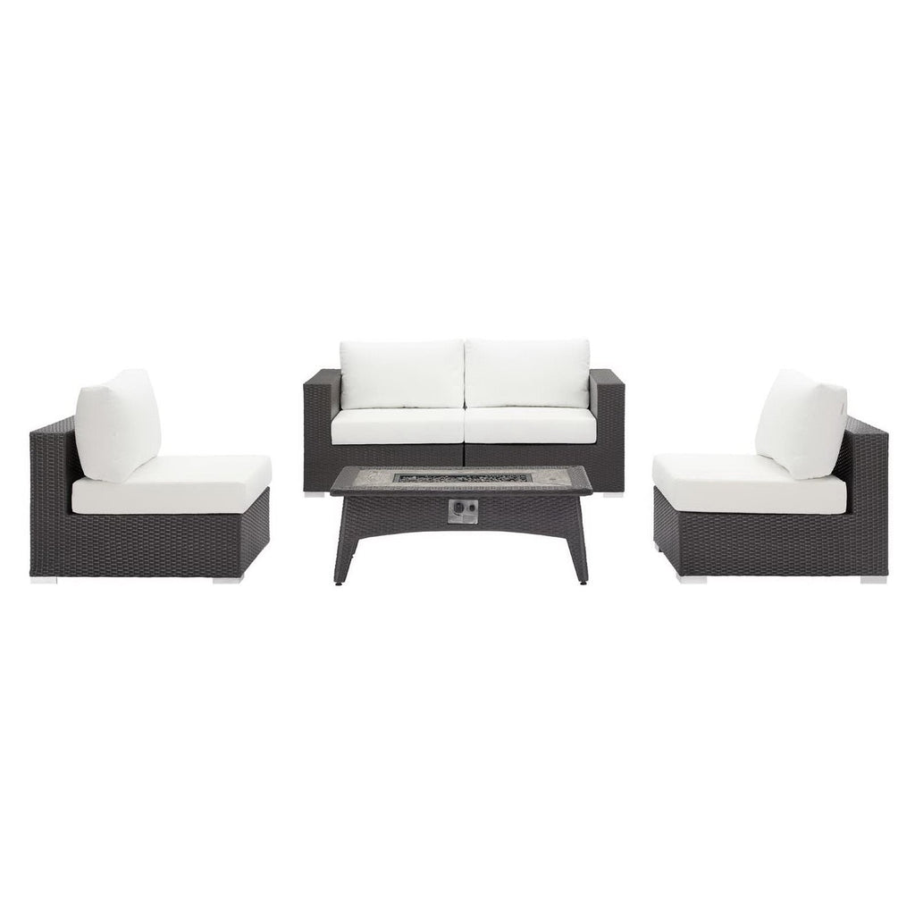 outdoor 5 Piece Set Outdoor with Fire Pit