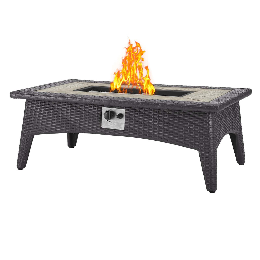 outdoor 3 Piece Set Outdoor Patio with Fire Pit