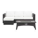 outdoor 3 Piece Set Outdoor Patio with Fire Pit