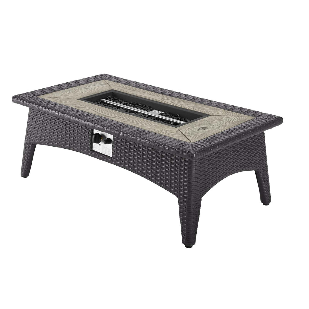 outdoor 3 Piece Set Outdoor Patio with Fire Pit