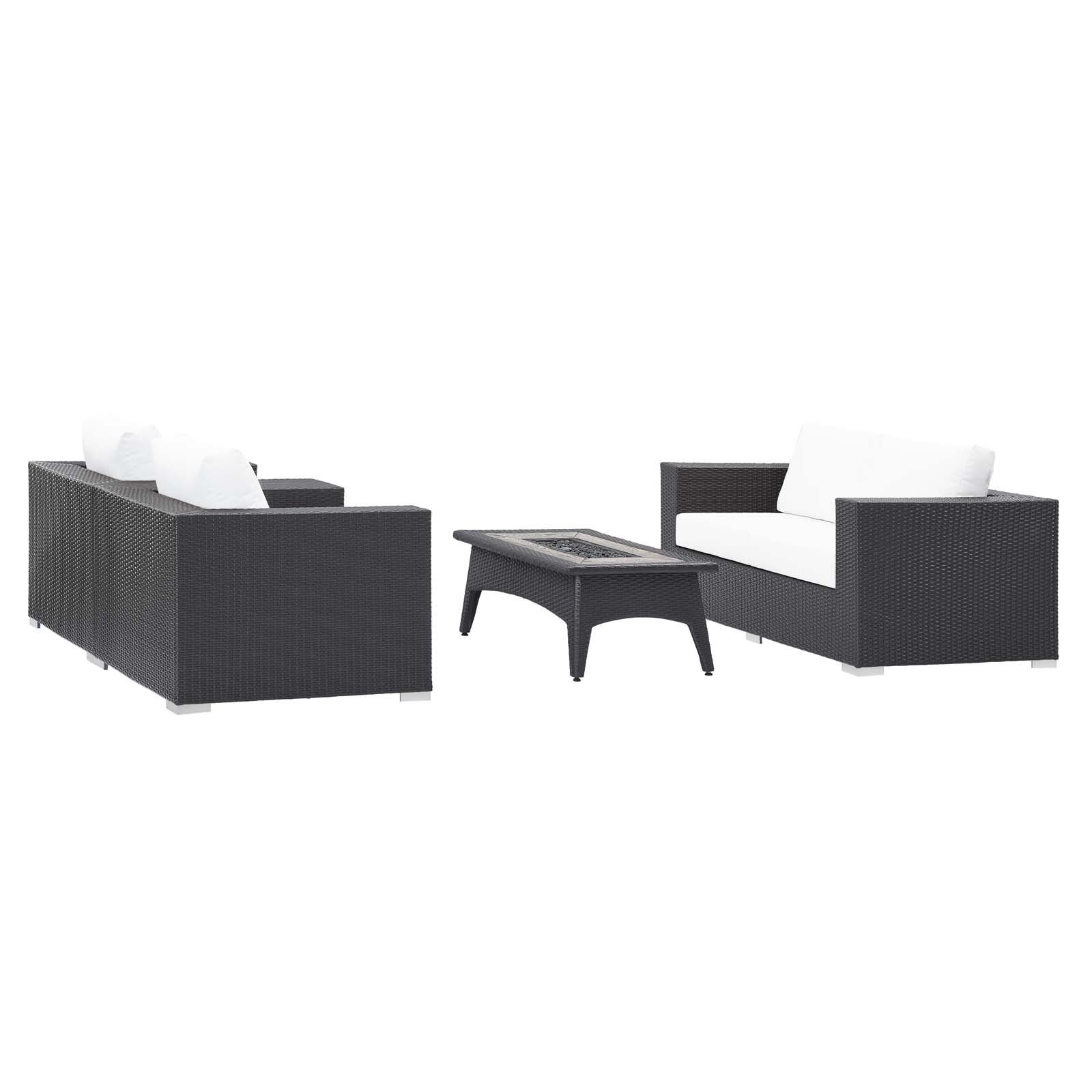outdoor 4 Piece Set Outdoor Patio with Fire Pit