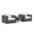 outdoor 3 Piece Set Outdoor Patio with Fire Pit