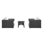outdoor 3 Piece Set Outdoor Patio with Fire Pit