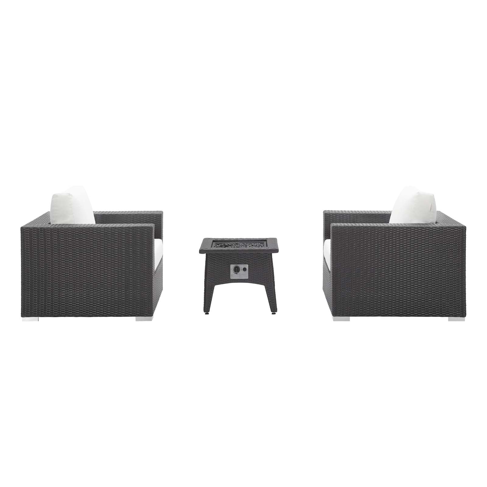 outdoor 3 Piece Set Outdoor Patio with Fire Pit