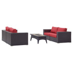 outdoor 5 Piece Set Outdoor Patio with Fire Pit