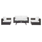 outdoor 5 Piece Set Outdoor Patio with Fire Pit