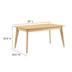 Oracle 59" Rectangle Dining Table