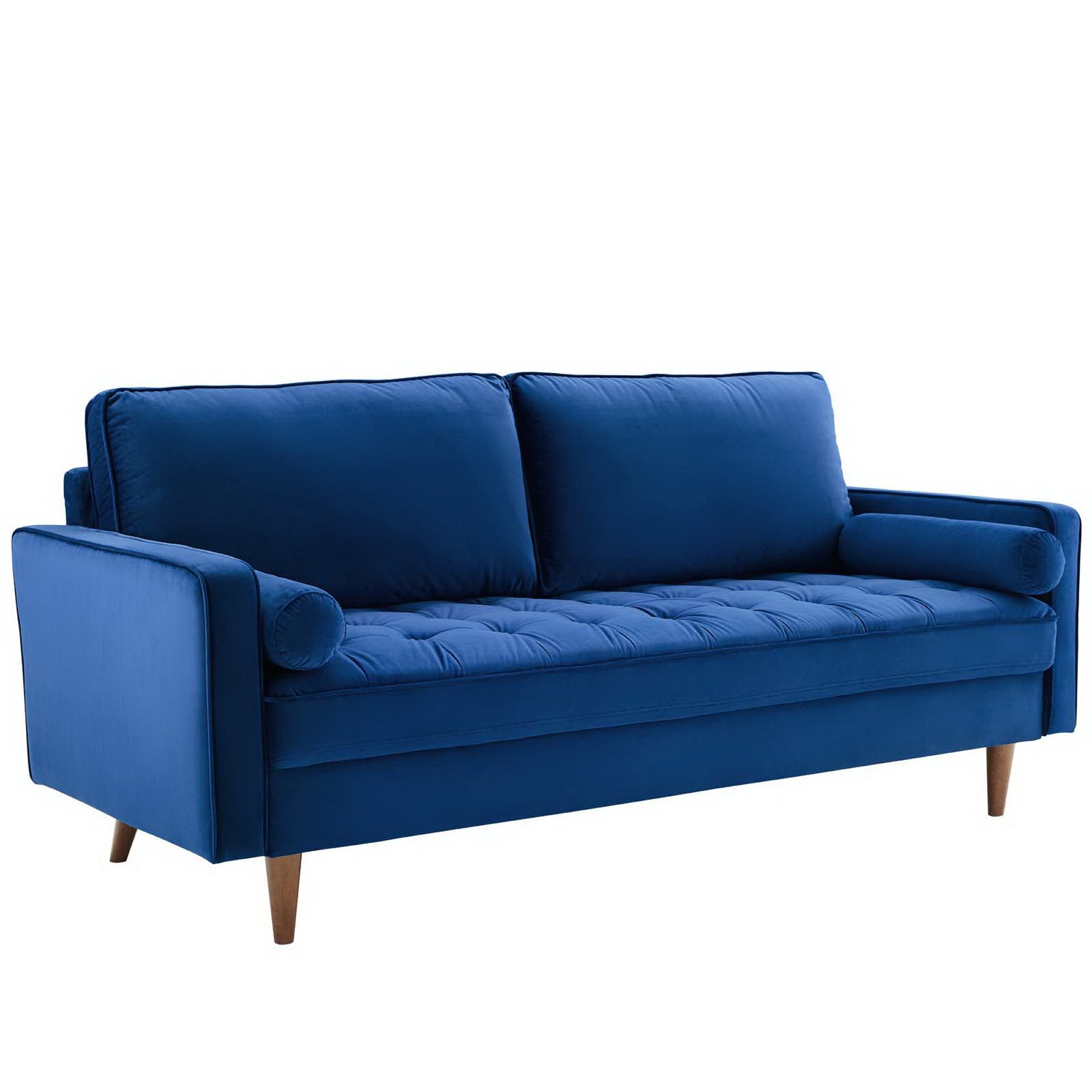 Valour Performance Velvet Sofa - EEI-3764-NAV