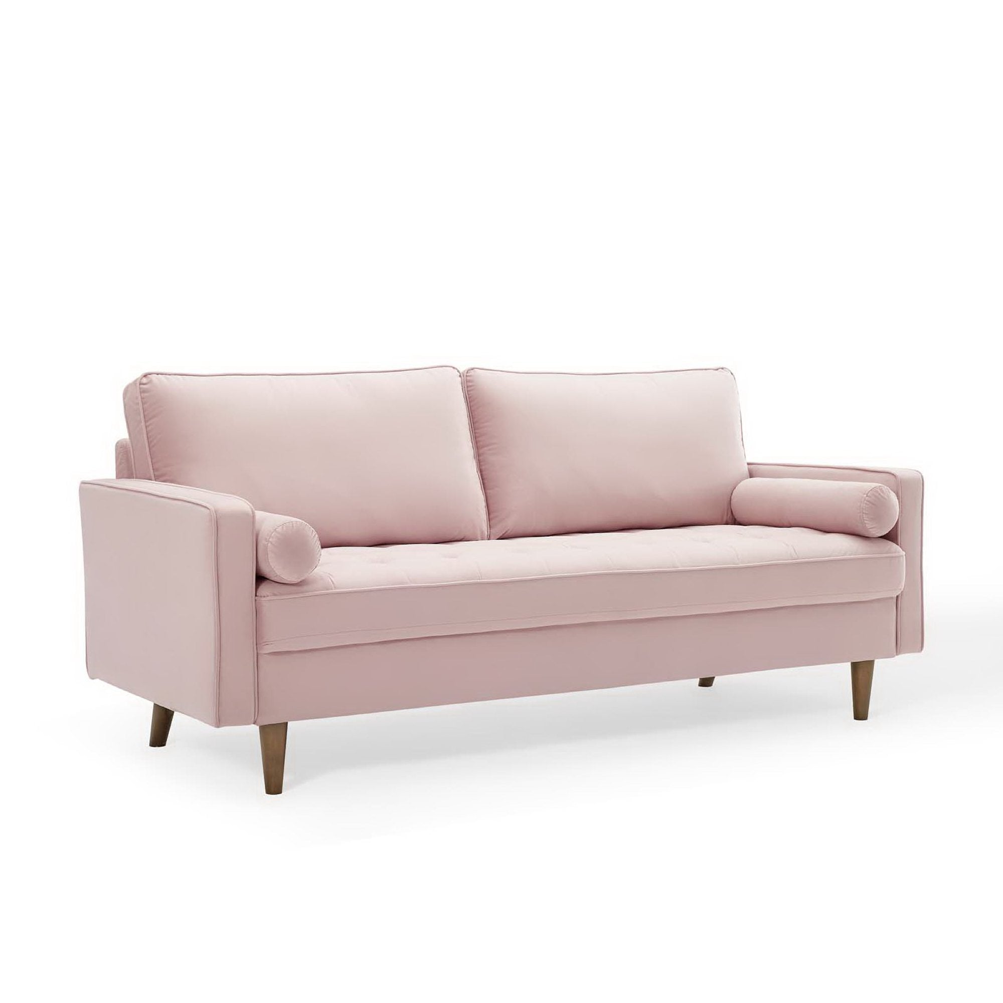 Valour Performance Velvet Sofa - EEI-3764-PNK