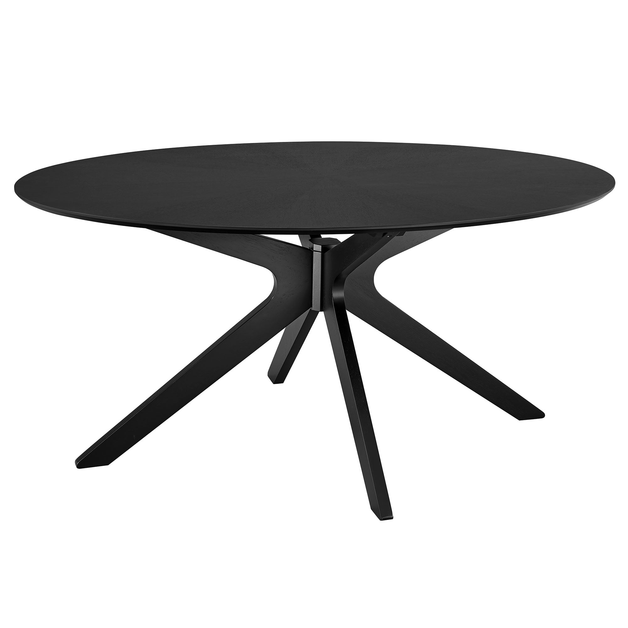 Crossroads Wood Dining Table - EEI-3848-BLK