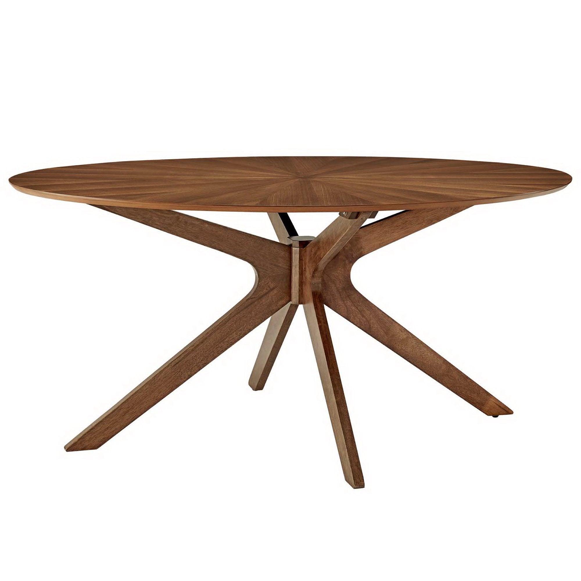 Crossroads Wood Dining Table - EEI-3848-WAL