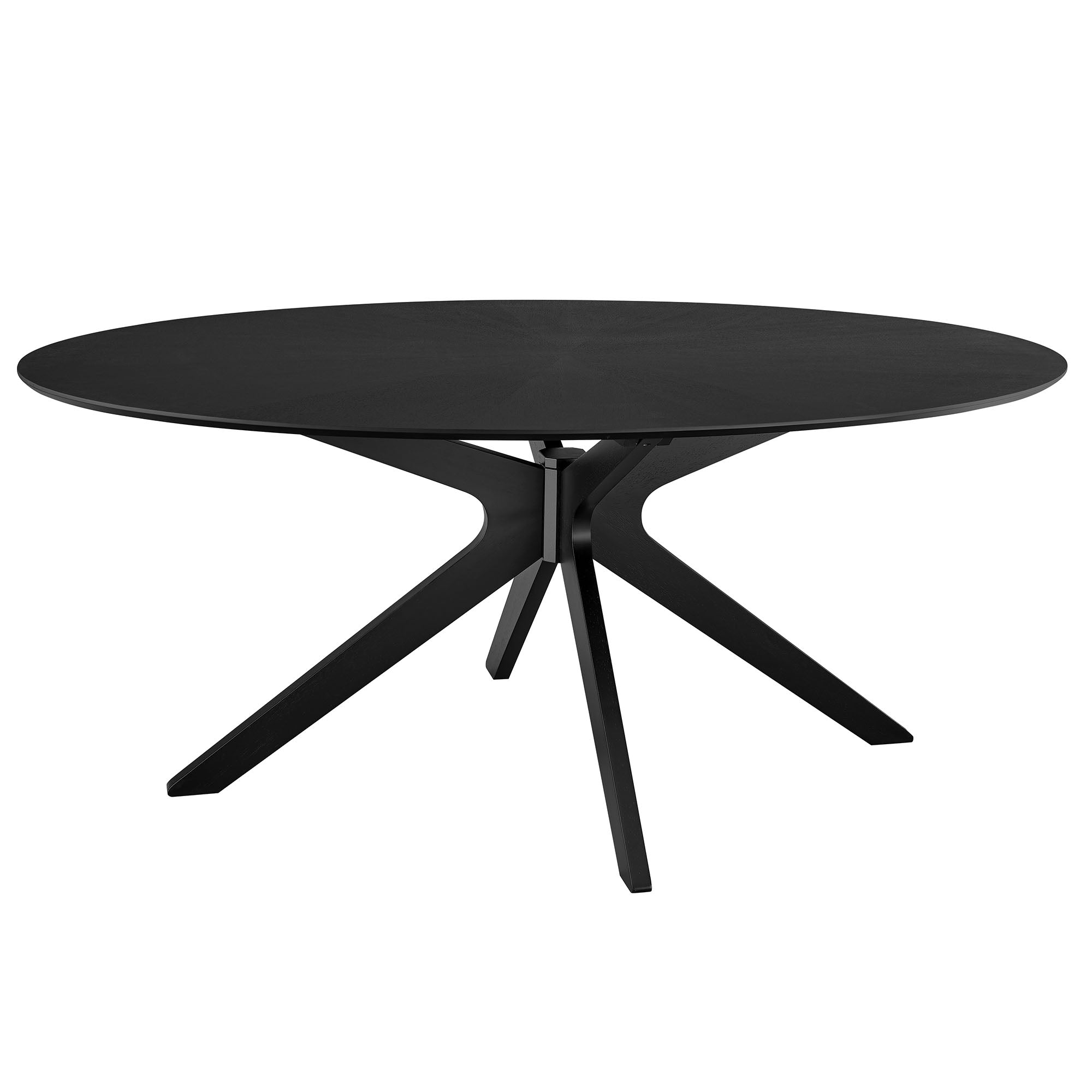 Crossroads Wood Dining Table - EEI-3849-BLK