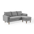 Revive Upholstered Right or Left Sectional Sofa - EEI-3867-LGR