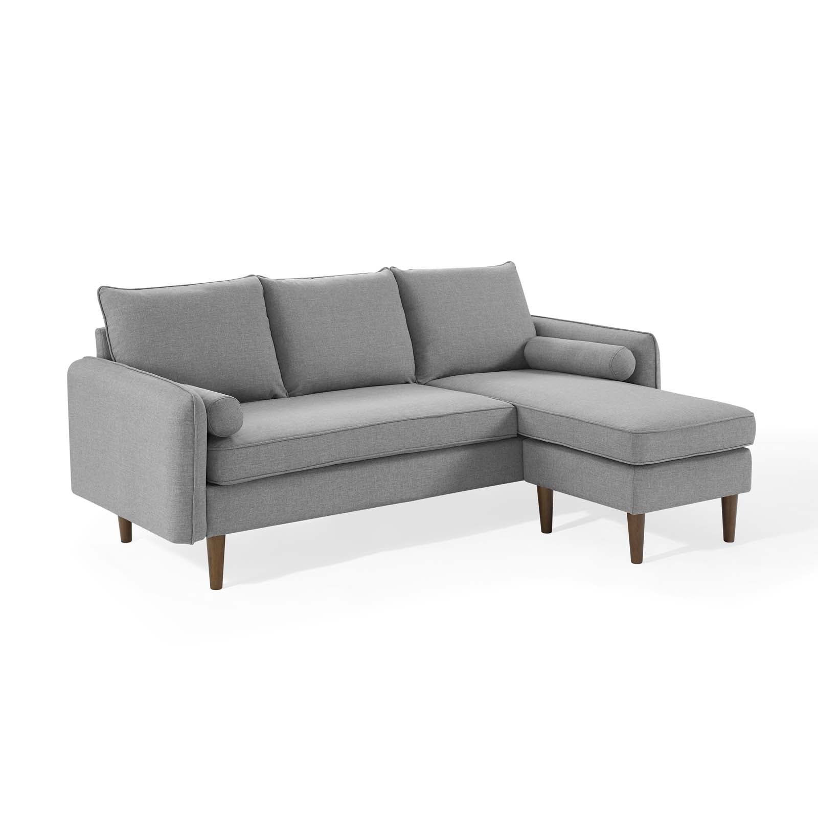 Revive Upholstered Right or Left Sectional Sofa - EEI-3867-LGR