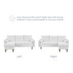 Revive Upholstered Right or Left Sectional Sofa