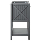 Steam 23" Bathroom Vanity Cabinet (Sink Basin Not Included)