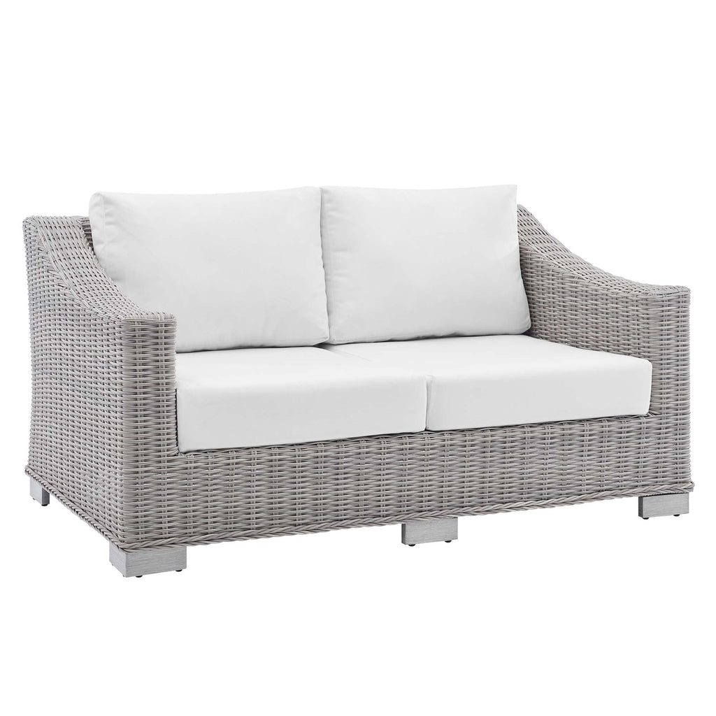 Conway Sunbrella® Outdoor Patio Wicker Rattan Sofa