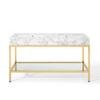 Kingsley Stainless Steel Bathroom Vanity