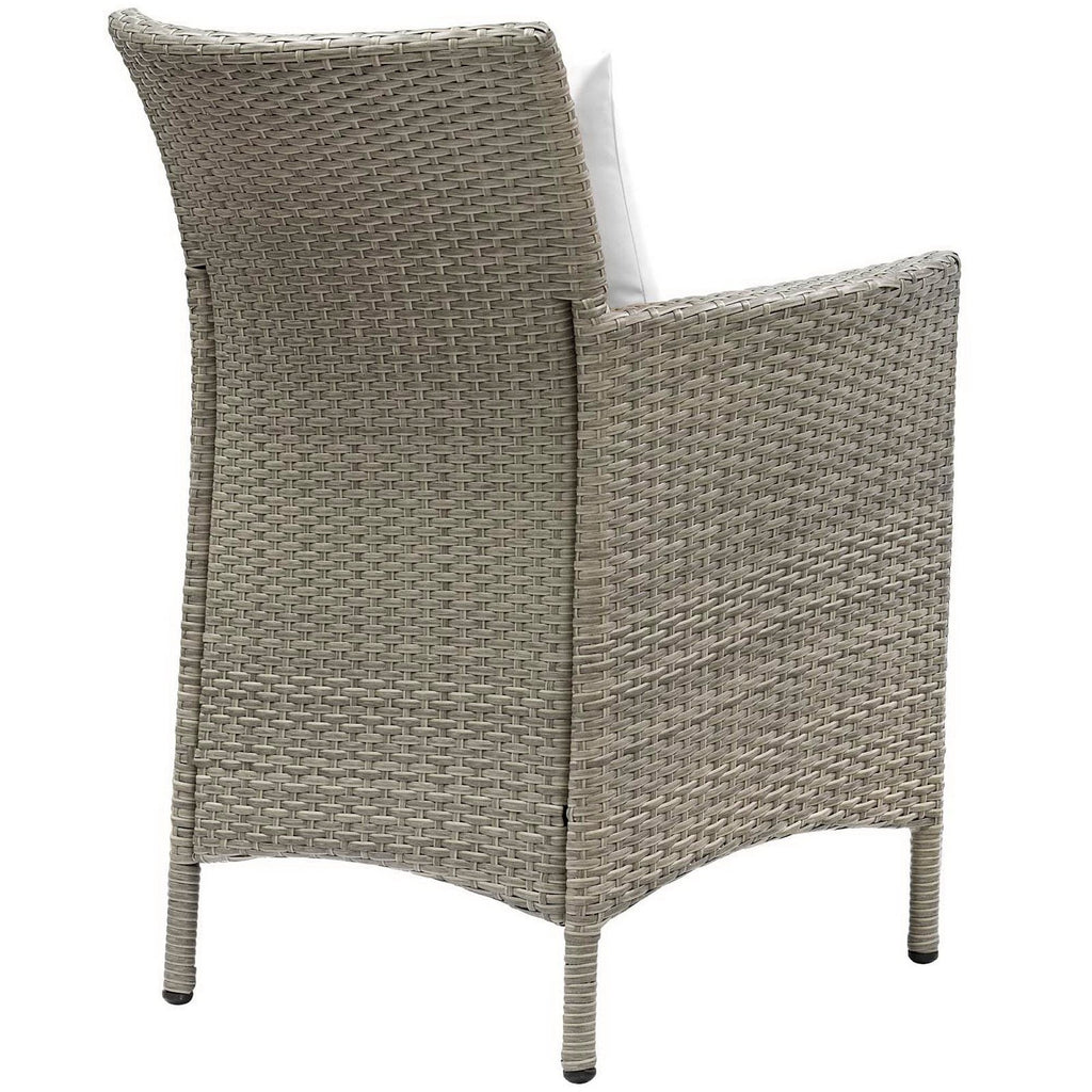 Conduit Outdoor Wicker Rattan Dining Armchair Set of 2