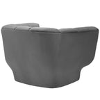 Entertain Vertical Channel Tufted Performance Velvet Armchair Set of 2