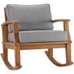 outdoor Outdoor Patio Teak Rocking Chair