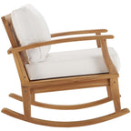 outdoor Outdoor Patio Teak Rocking Chair