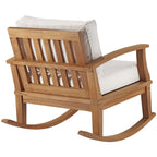 outdoor Outdoor Patio Teak Rocking Chair