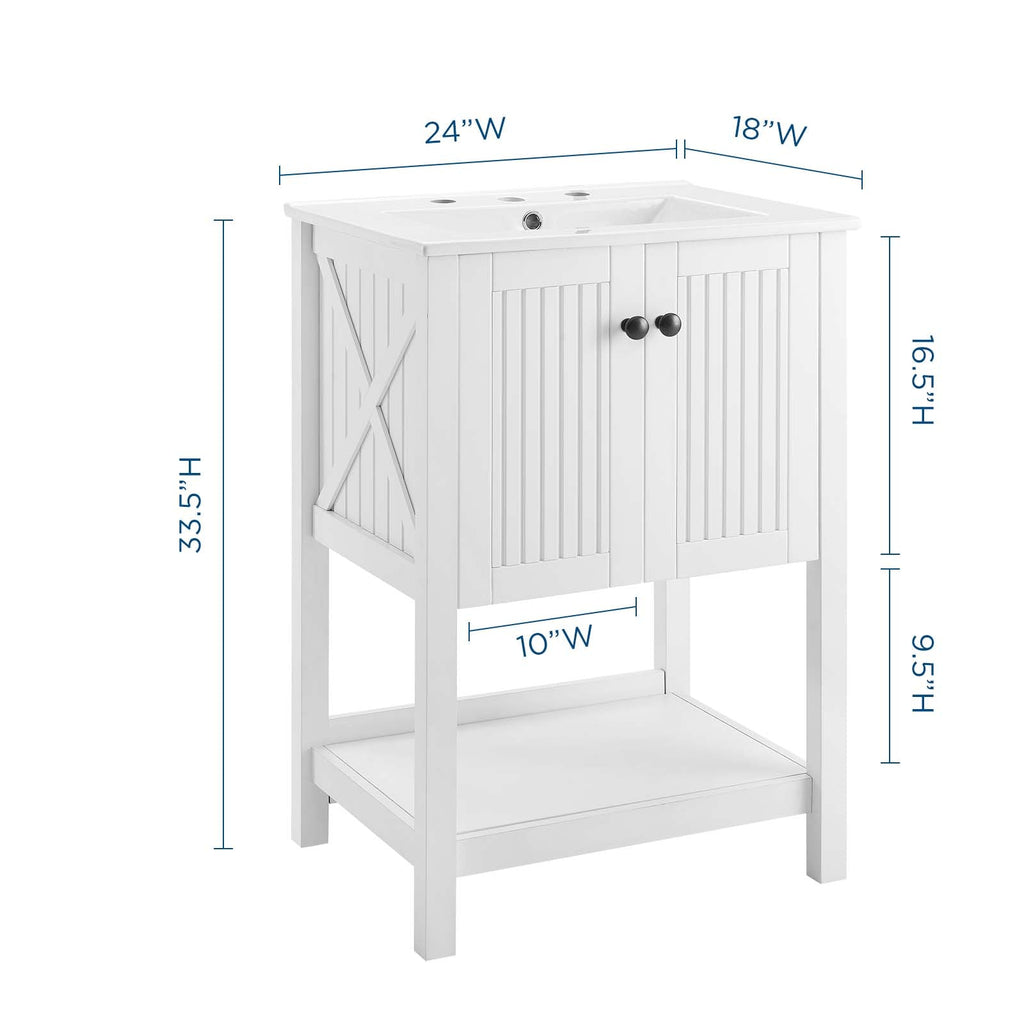 Steam Bathroom Vanity Basin Included