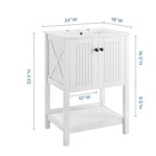 Steam Bathroom Vanity Basin Included