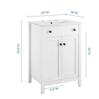 Nantucket Bathroom Vanity Basin Included