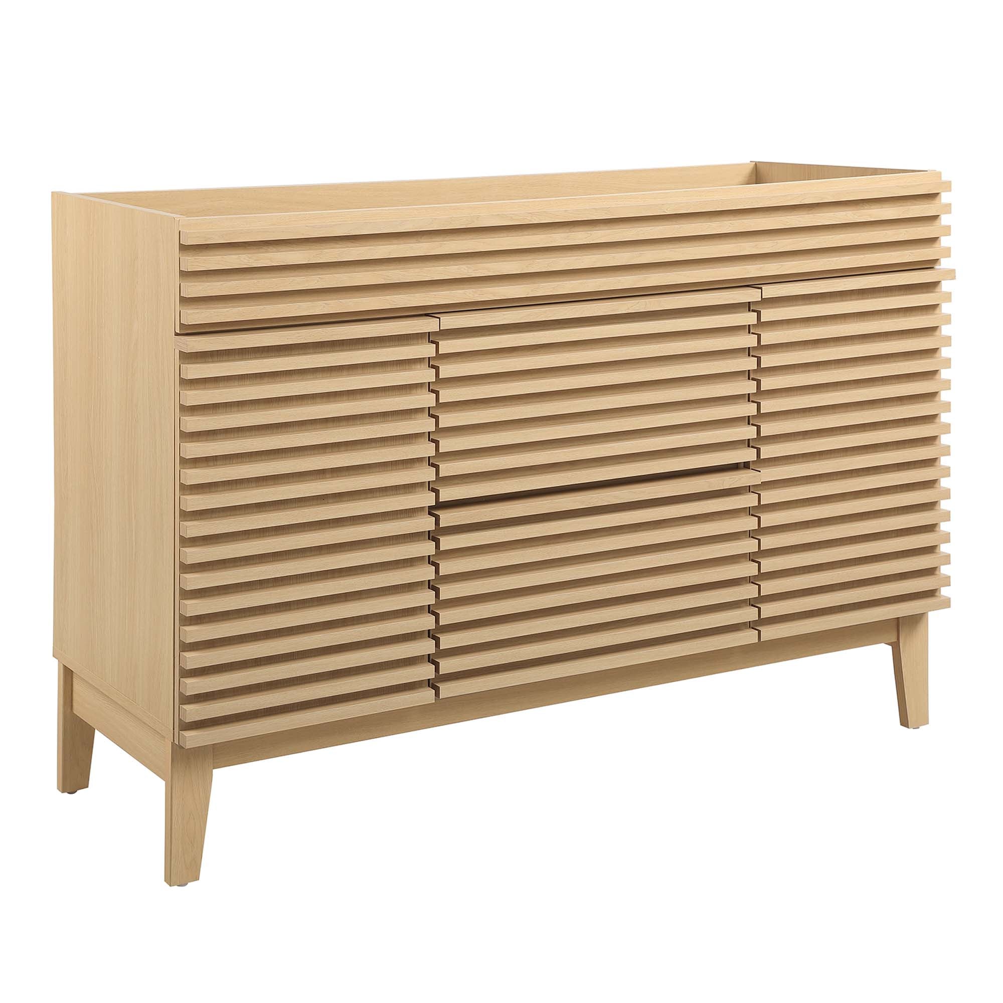 Render 48" Bathroom Cabinet Basin Not Included - EEI-4341-OAK