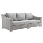Conway 4-Piece Sunbrella® Outdoor Patio Wicker Rattan Furniture Set