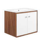 Transmit Wall-Mount Bathroom Vanity Basin Included - EEI-4431-WAL-WHI