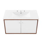Transmit Wall-Mount Bathroom Vanity Basin Included