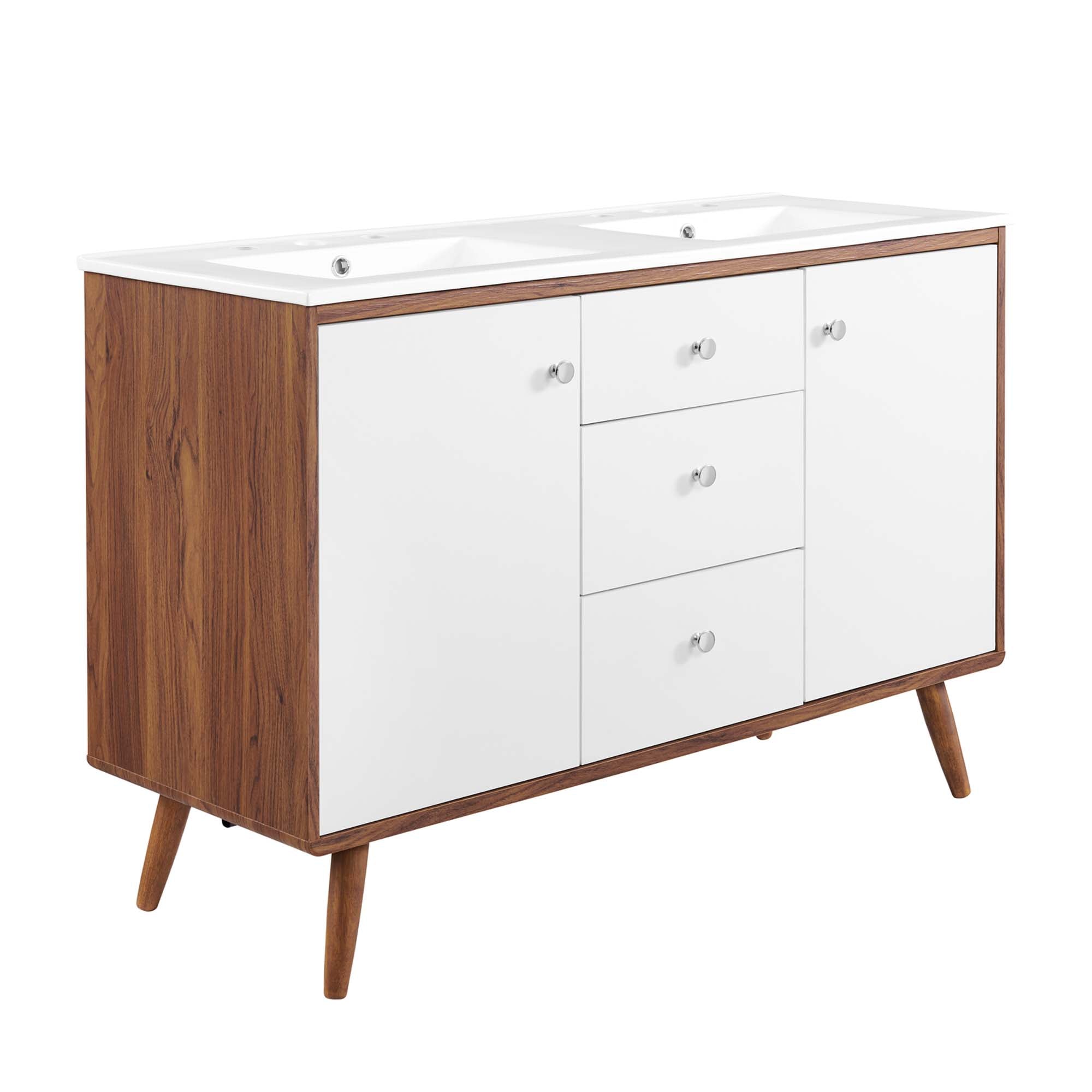 Transmit Bathroom Vanity Basin Included - EEI-4440-WAL-WHI