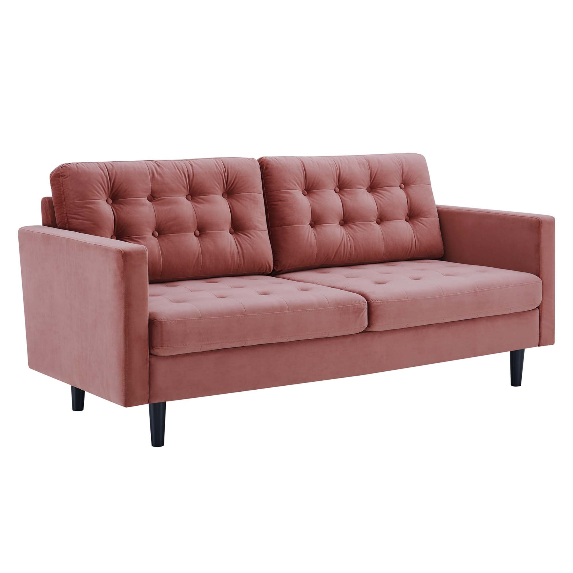 Exalt Tufted Performance Velvet Sofa - EEI-4444-DUS