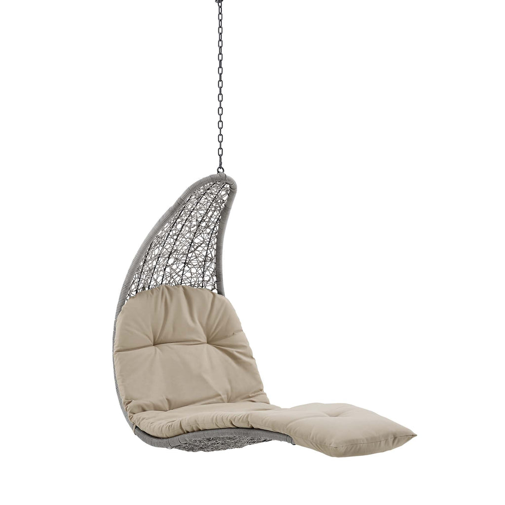 Landscape Hanging Chaise Lounge Outdoor Swing Chair