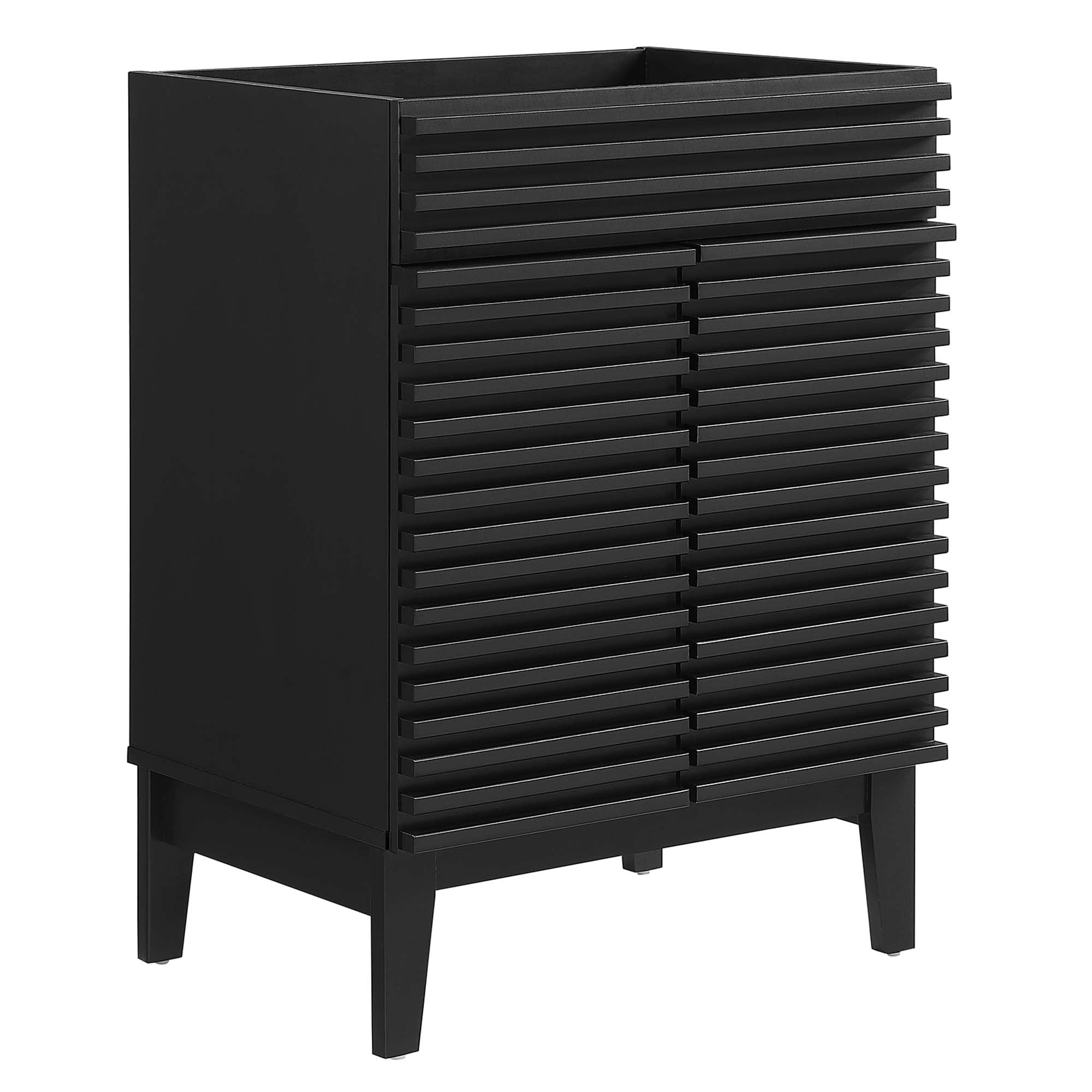 Render 18" and 24" Bathroom Cabinets Basin Not Included - EEI-4598-BLK