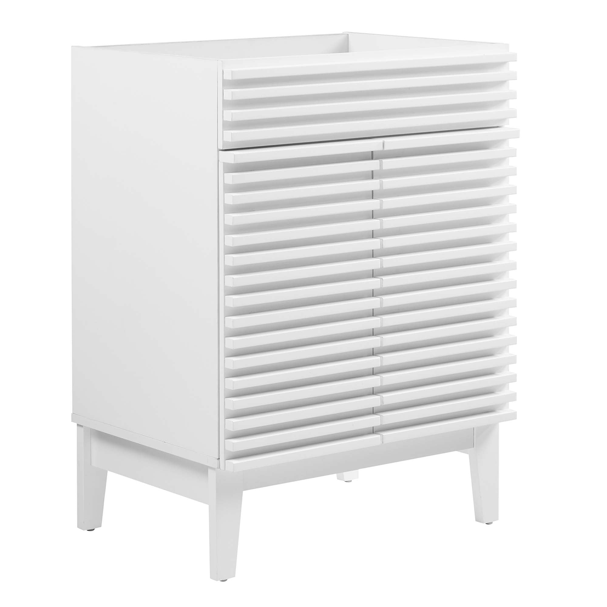 Render 18" and 24" Bathroom Cabinets Basin Not Included - EEI-4598-WHI