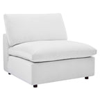 modular 5-Piece Down Filled Overstuffed Performance Velvet Sectional Sofa