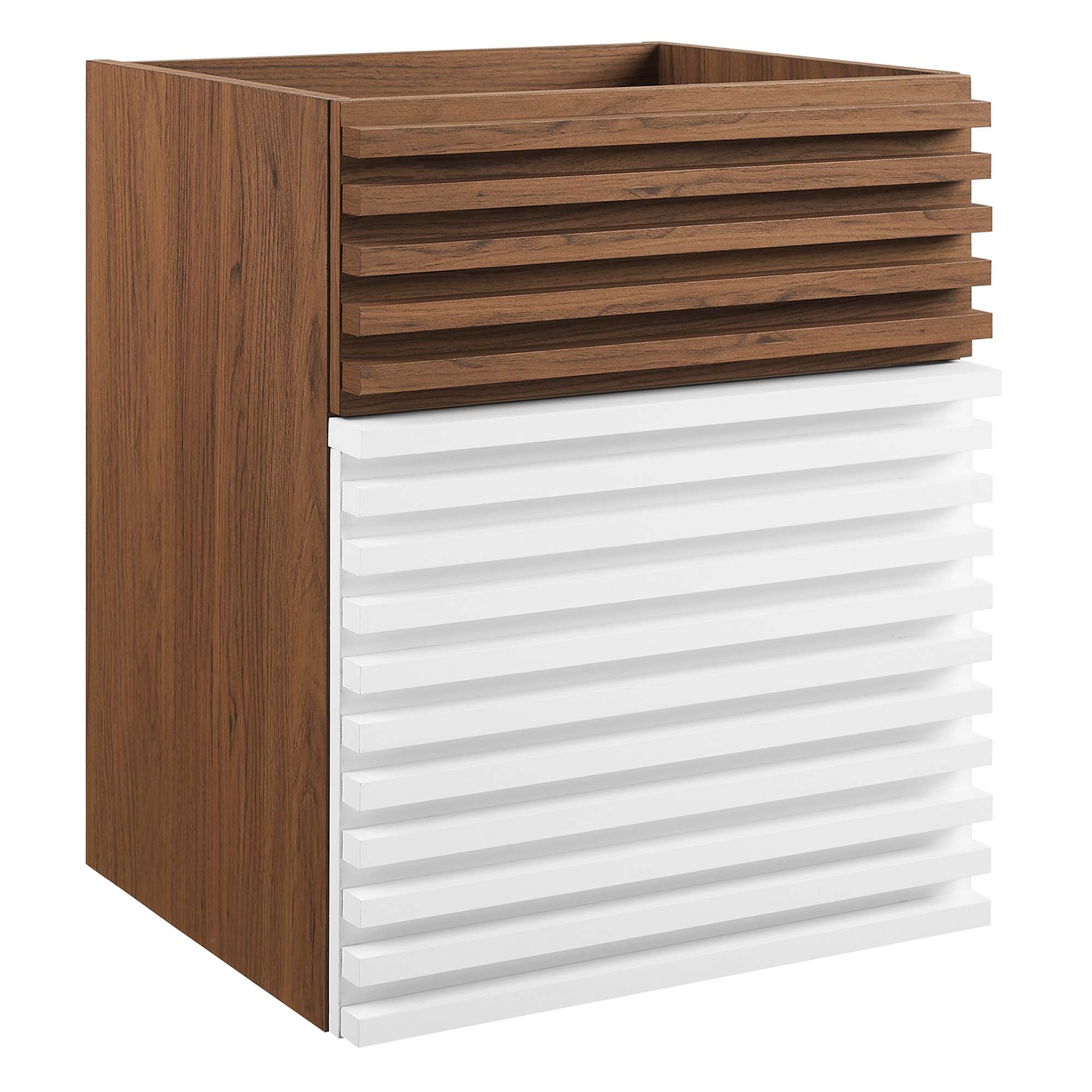 Render Wall-Mount Bathroom Cabinet Basin Not Included - EEI-4848-WHI-WAL