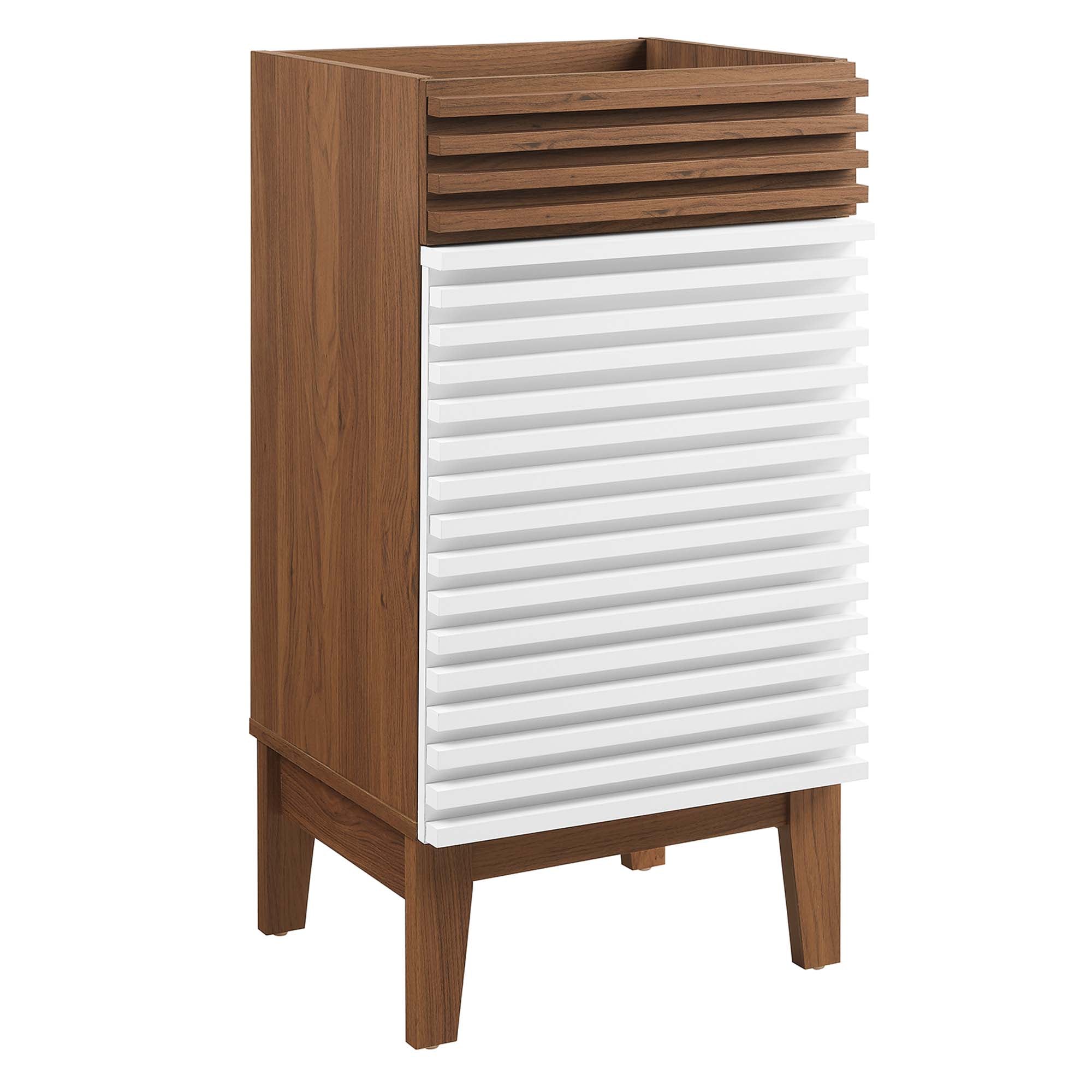 Render 18" and 24" Bathroom Cabinets Basin Not Included - EEI-4849-WHI-WAL