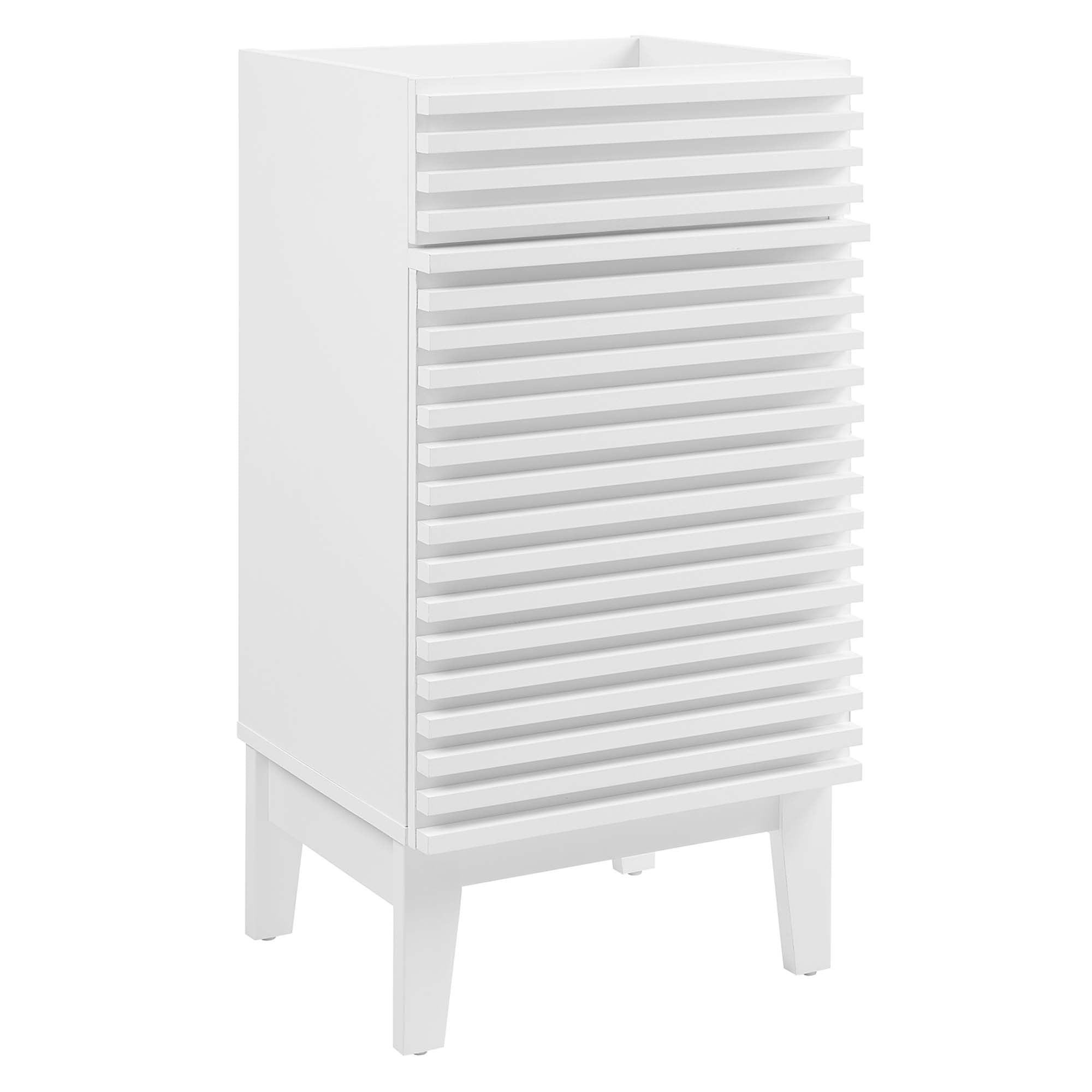 Render 18" and 24" Bathroom Cabinets Basin Not Included - EEI-4849-WHI