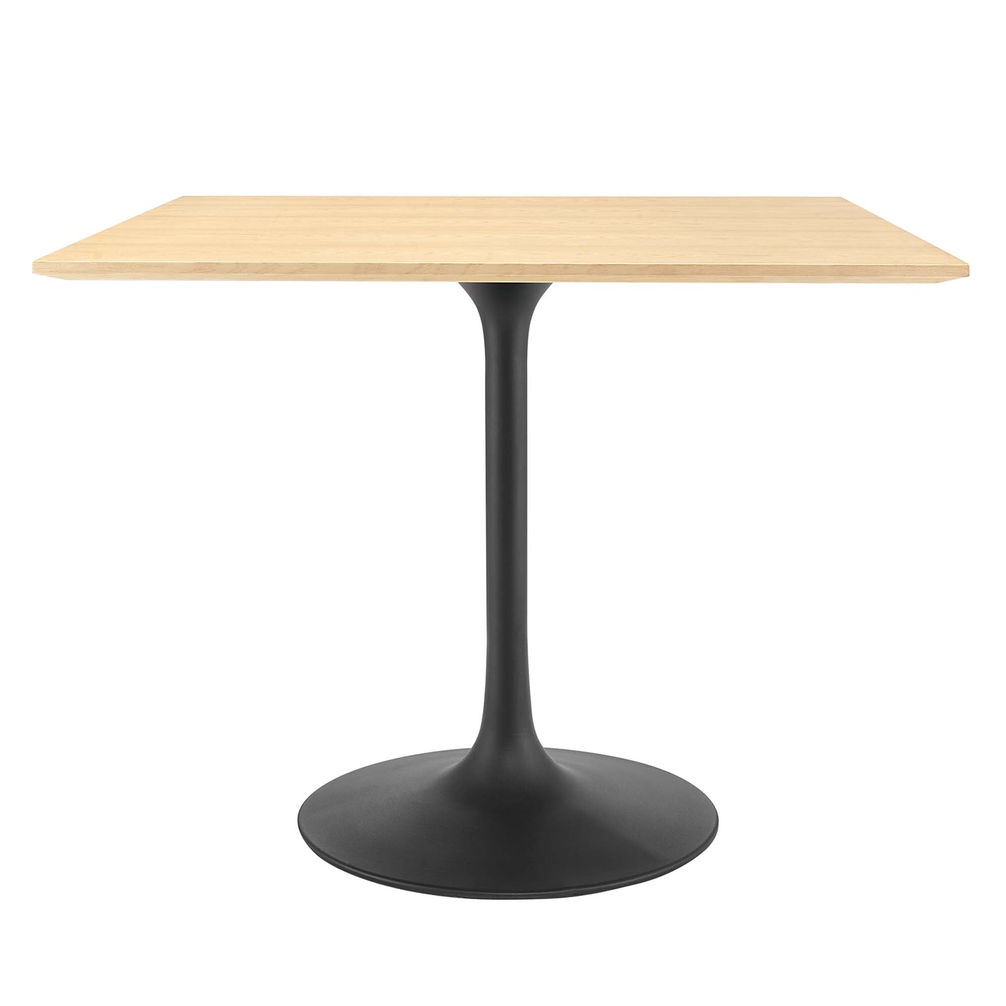 Lippa Square Wood Dining Table - EEI-4866-BLK-NAT