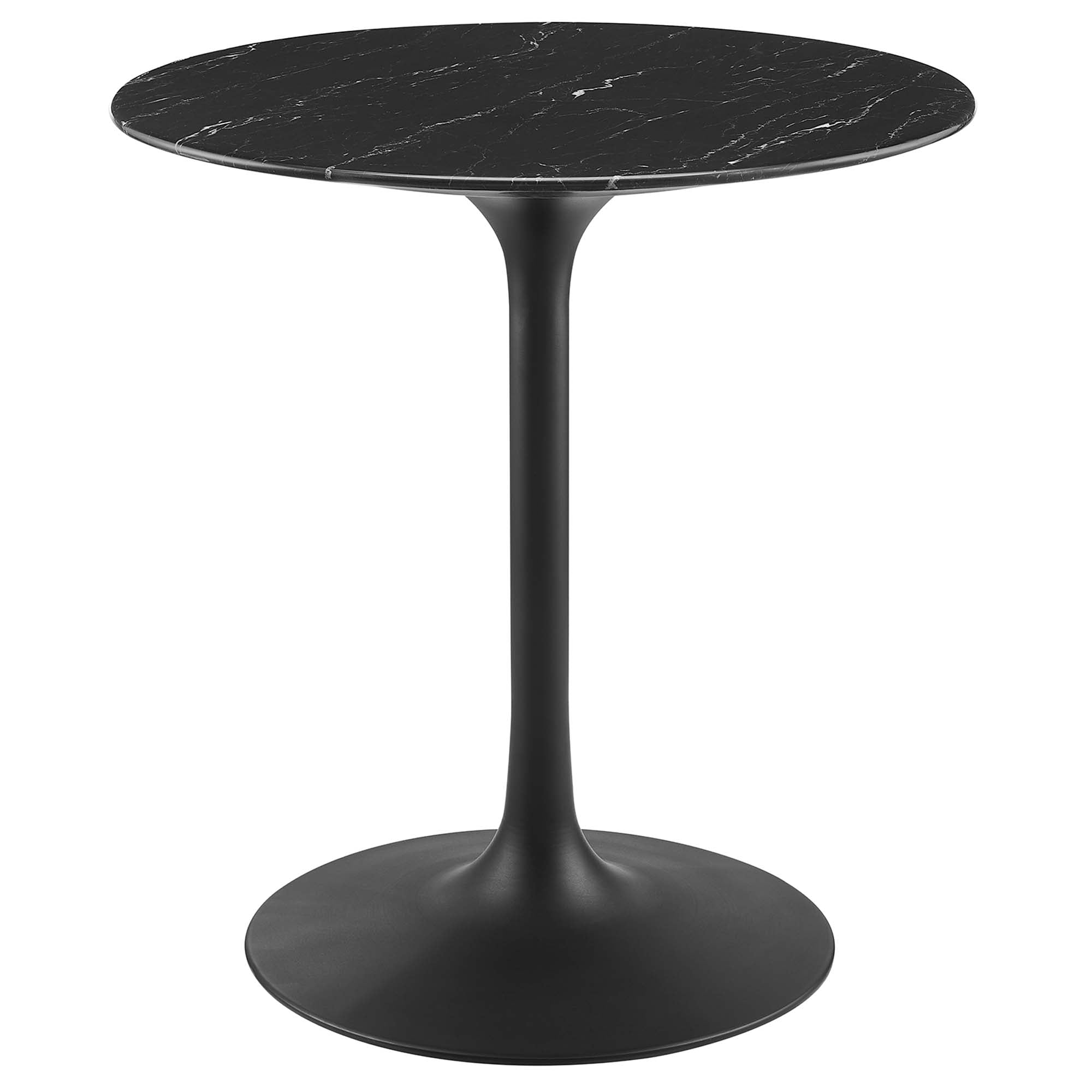 Lippa Round 28" Dining Table - EEI-4867-BLK-BLK
