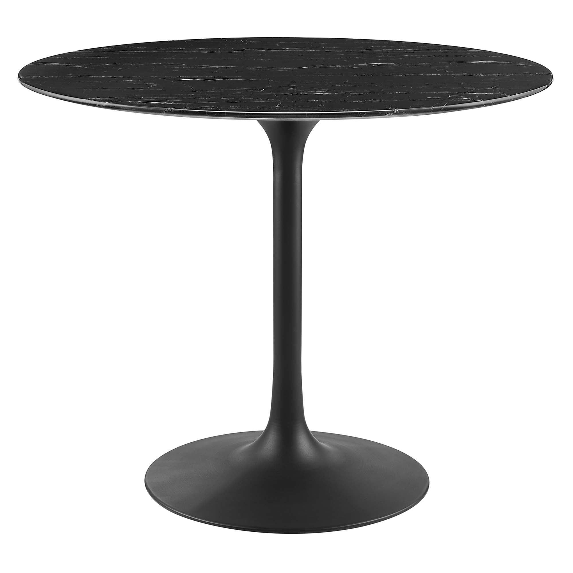 Lippa Round 36" Dining Table - EEI-4868-BLK-BLK