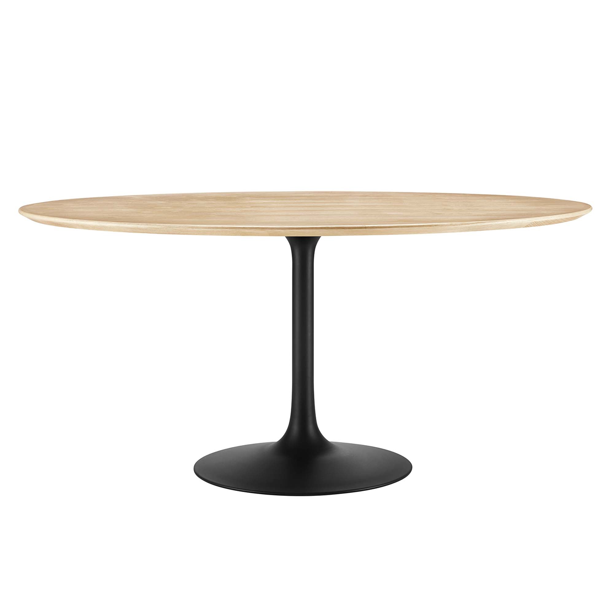 Lippa Round 60" Dining Table - EEI-4873-BLK-NAT