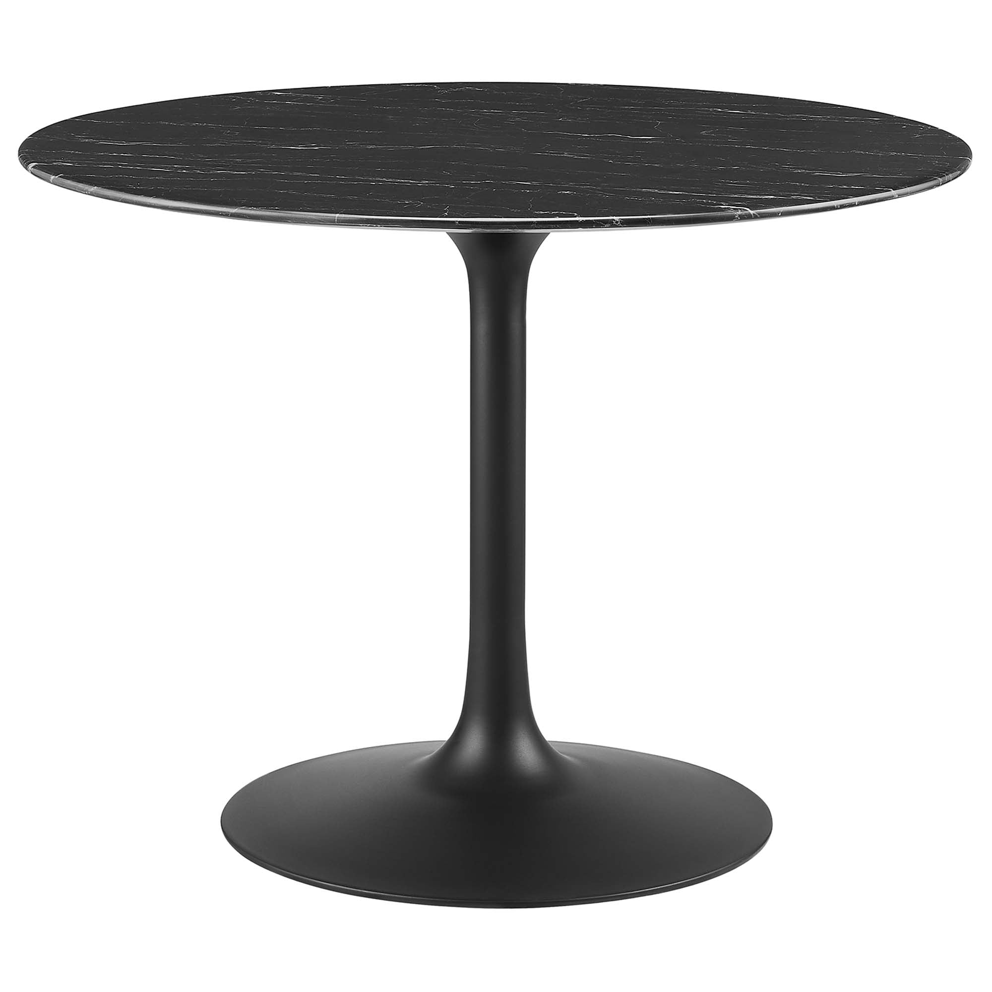 Lippa Round 40" Dining Table - EEI-4876-BLK-BLK